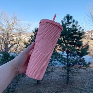 ‼️SOLD‼️ Starbucks Pink Studded Tumbler